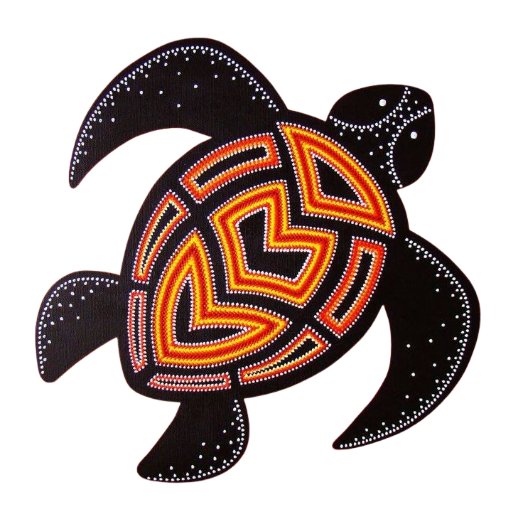 Aboriginal art turtle — Nunjara Recycling